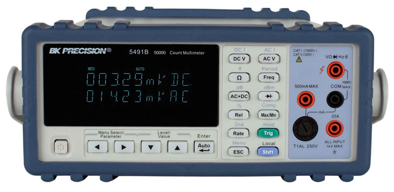 BK Precision Bench Digital Multimeter True RMS, 50000 Counts – Model 5491B Sale