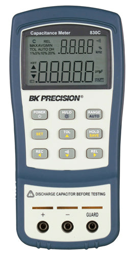 BK Precision 11,000 Count Handheld Dual Display Capacitance Meter 9, Ranges 1pF-200uF – Model 830C Online Sale