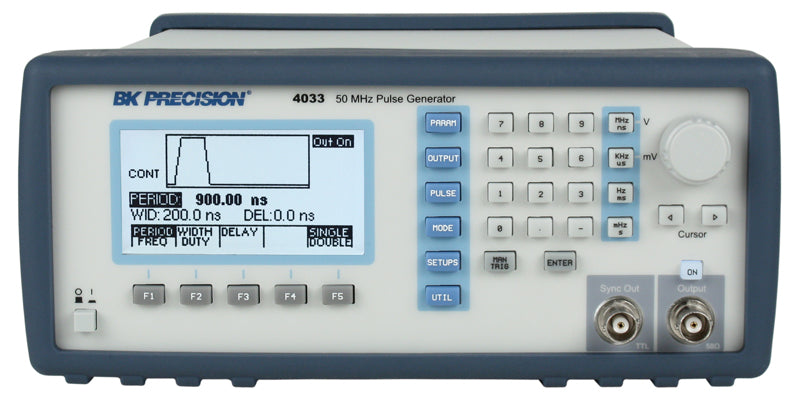 BK Precision 50 MHz Pulse Generator Single Channel Programmable – Model 4033 on Sale