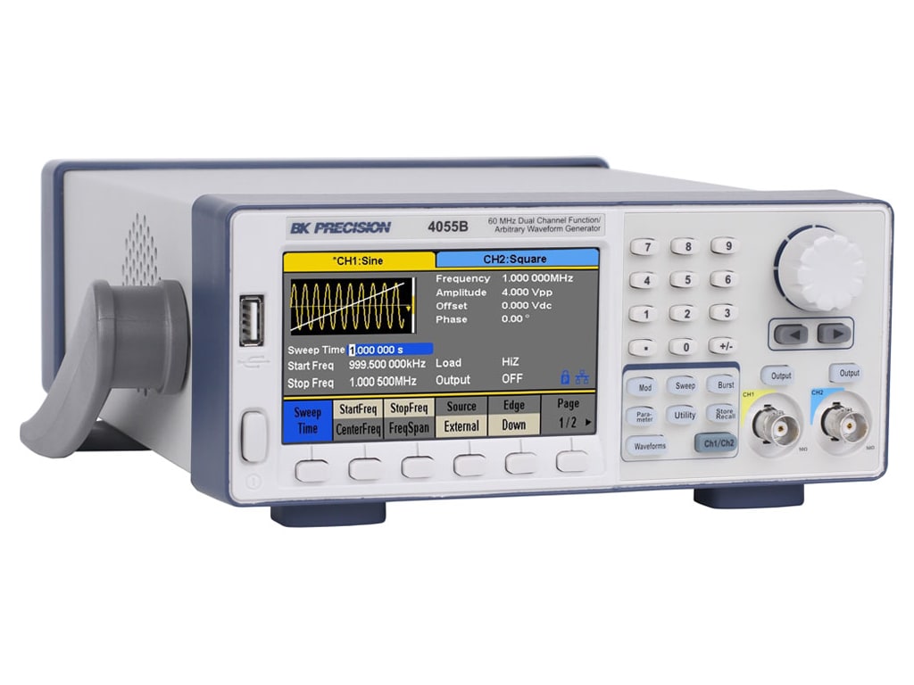 BK Precision 50 MHz Dual Channel Function/Arbitrary Waveform Generator – Model 4055B Hot on Sale
