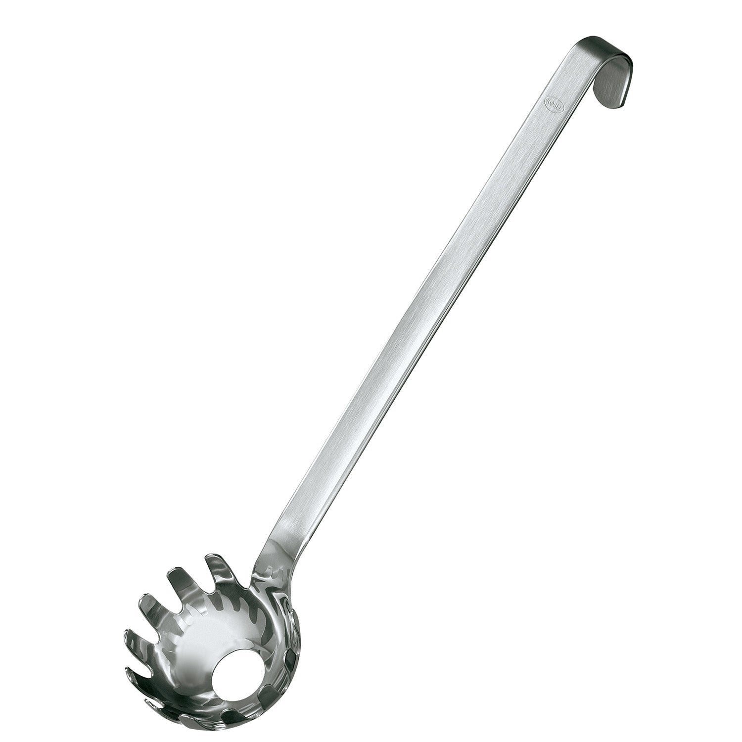 Rosle Stainless Steel Spaghetti Ladle with Hook Handle, 7.8-Inch Online now