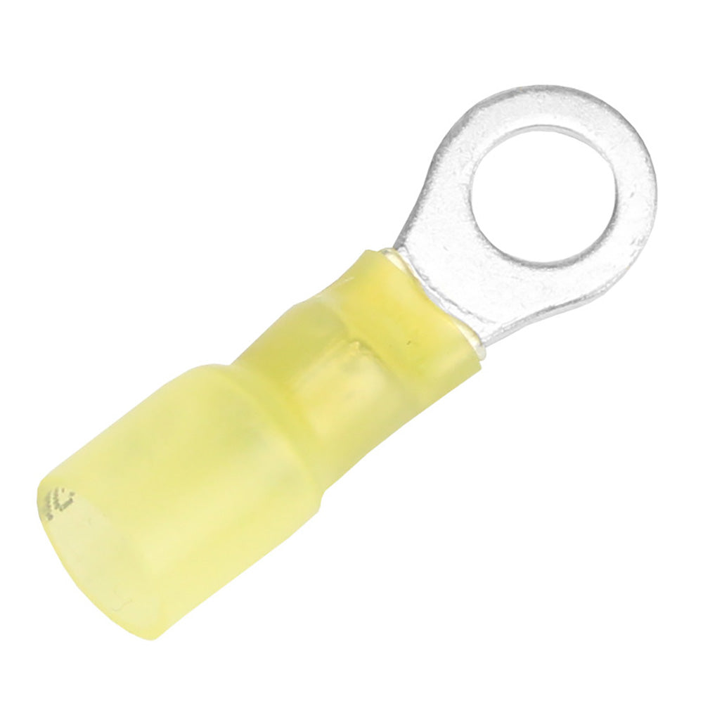 Pacer 12-10 AWG Heat Shrink Ring Terminal – 1/4″ Stud Size – 25 Pack [TE10-14R-25] Online