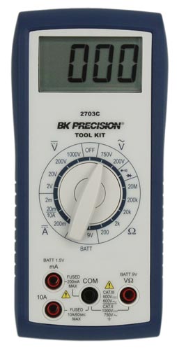 BK Precision Model 2703C: Manual Ranging Tool Kit Digital Multimeter Hot on Sale