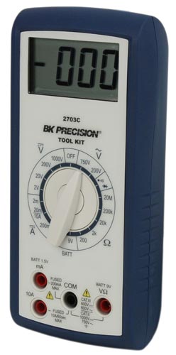BK Precision Model 2703C: Manual Ranging Tool Kit Digital Multimeter Hot on Sale