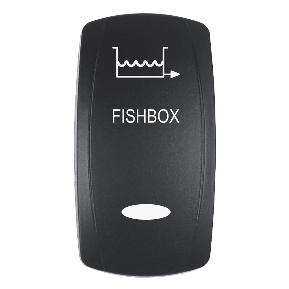 Pacer Actuator – ‘FISHBOX’ f/V Series Contura Switches – Black – Laser Etched (Top/Bottom Light) [EV2LE-FBX] Discount