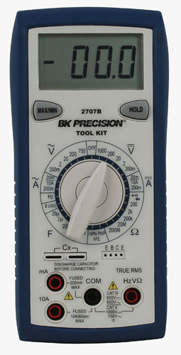 BK Precision Manual Ranging True RMS Tool Kit Digital Multimeter – Model 2707B Hot on Sale
