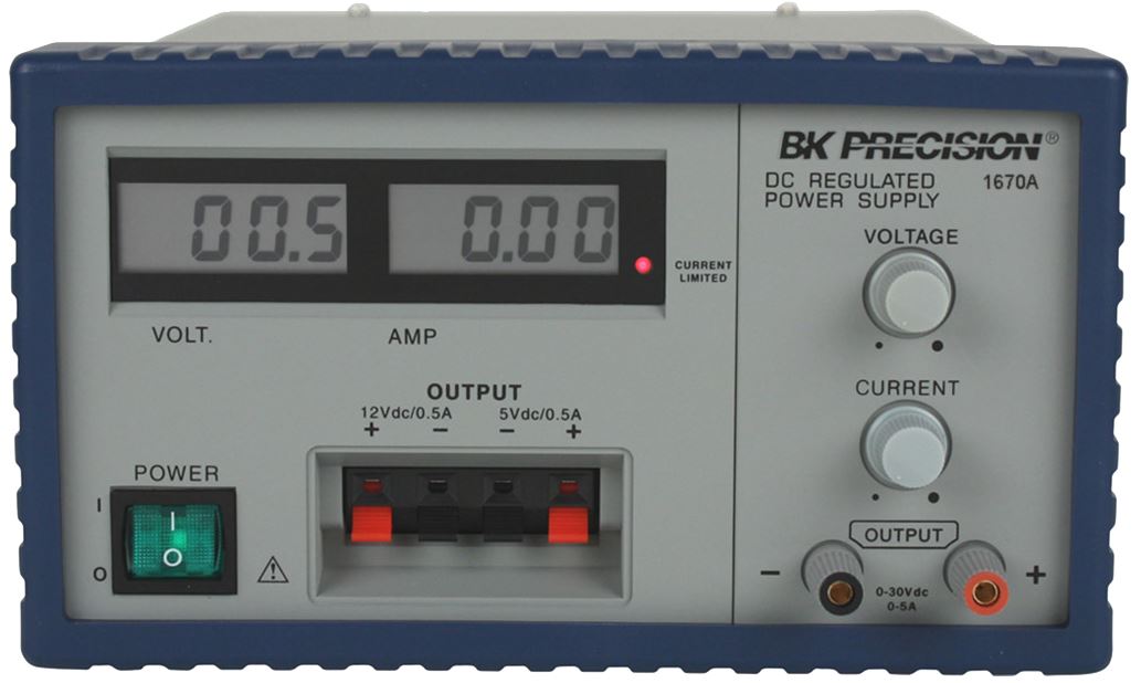 BK Precision Triple-Output 30V, 3A Digital Display DC Power Supply – Model 1670A Discount