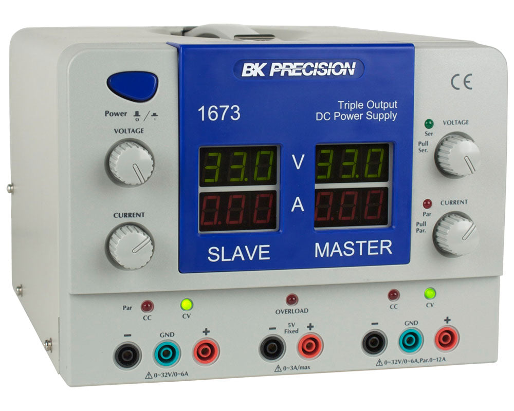BK Precision Quad Display Triple Output DC Power Supplies Model 1673 Online Hot Sale