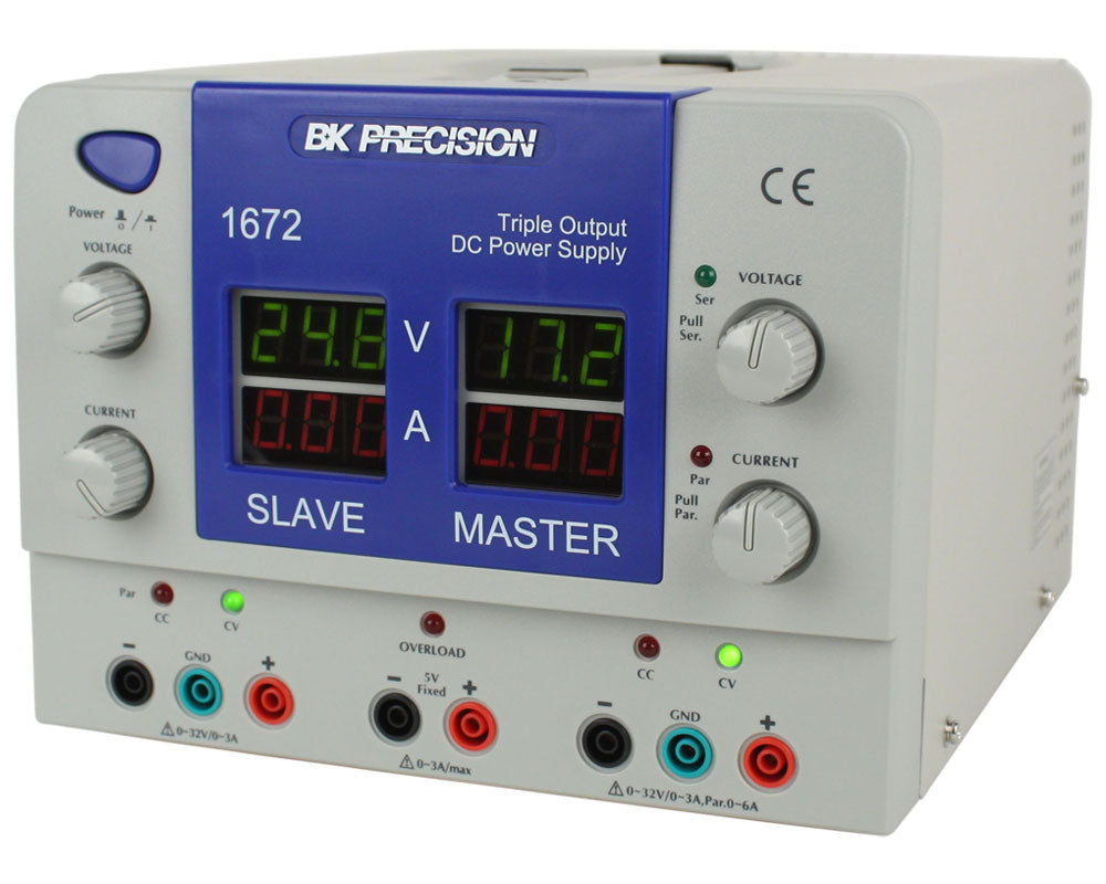 BK Precision Quad Display Triple Output DC Power Supply Model 1672 Hot on Sale