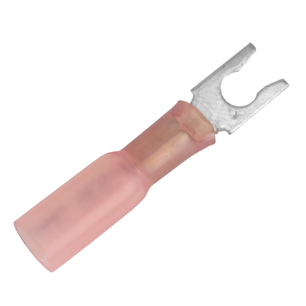 Pacer 22-18 AWG Heat Shrink Spade Terminal – #8 Stud Size – 25 Pack [TE18-8SLF-25] Fashion