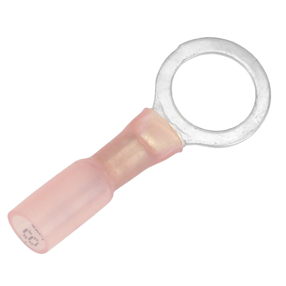 Pacer 22-18 AWG Heat Shrink Ring Terminal – 3/8″ Stud Size – 100 Pack [TE18-38R-100] Discount