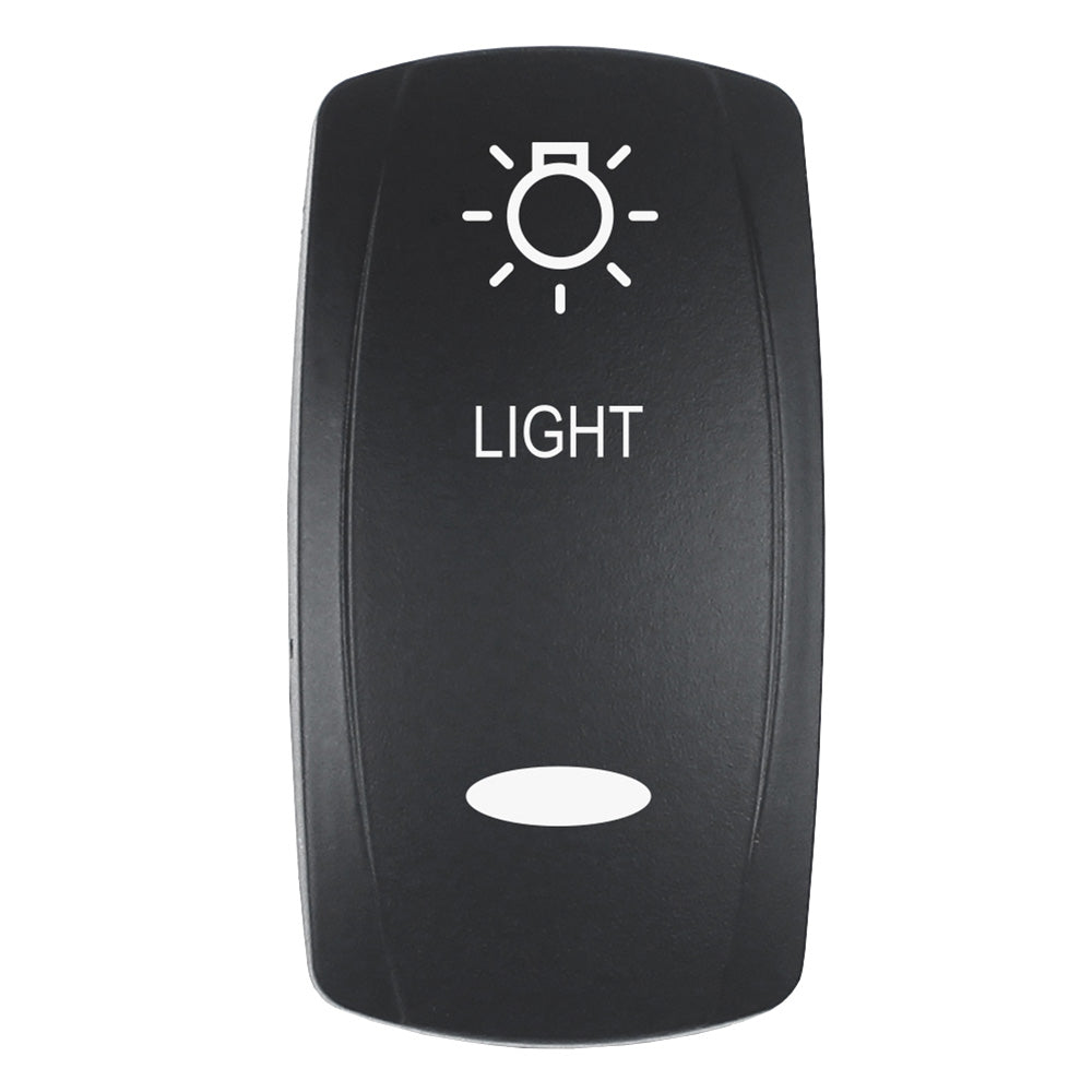Pacer Actuator – ‘LIGHT’ f/V Series Contura Switches – Black – Laser Etched (Top/Bottom Light) [EV2LE-LT] Online now