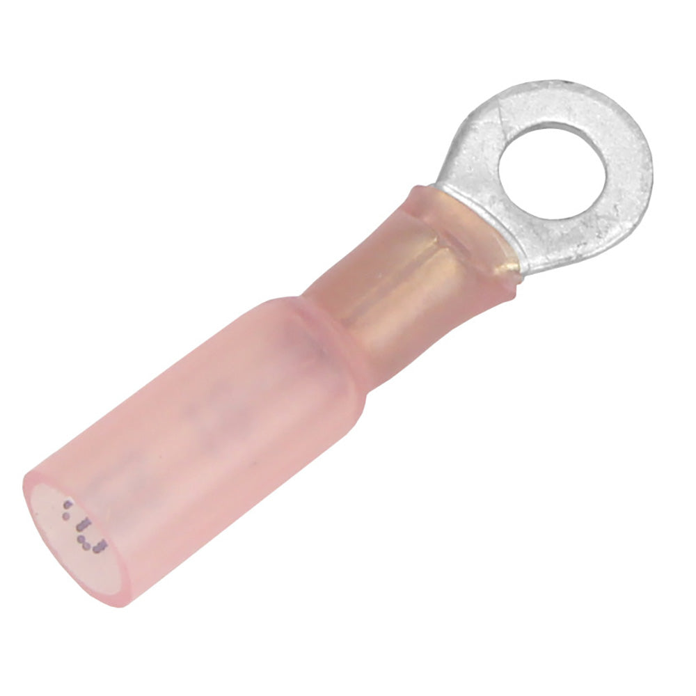 Pacer 22-18 AWG Heat Shrink Ring Terminal – #10 Stud Size – 25 Pack [TE18-10R-25] Online Sale
