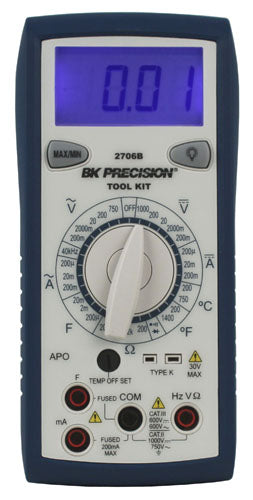 BK Precision Manual Ranging Tool Kit DMM with Temperature – Model 2706B Online Hot Sale