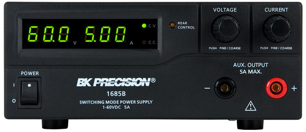 BK Precision DC Power Supplies 1 ~ 60V, 0 ~ 5A with USB/Software – Model 1685B Hot on Sale