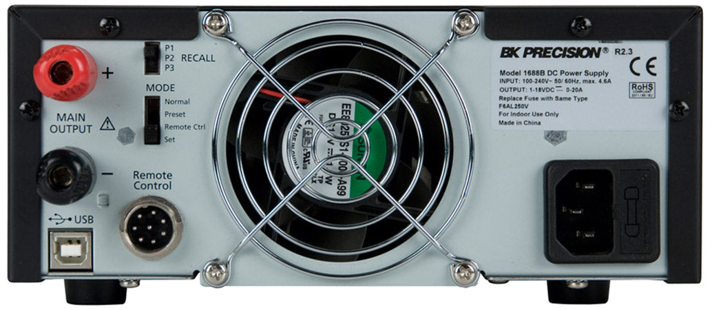 BK Precision DC Power Supplies 1 ~ 60V, 0 ~ 5A with USB/Software – Model 1685B Hot on Sale