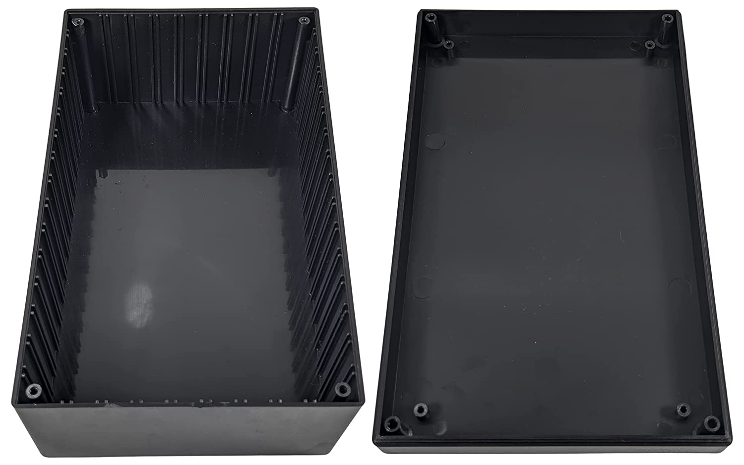 Black ABS Plastic Enclosure Project Box with Lid and Screws, 8.82″ x 5.47″ x 3.62″ Online Sale
