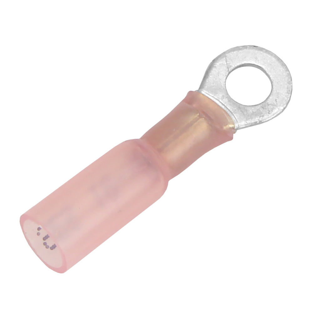 Pacer 22-18 AWG Heat Shrink Ring Terminal – #8 Stud Size – 25 Pack [TE18-8R-25] Discount