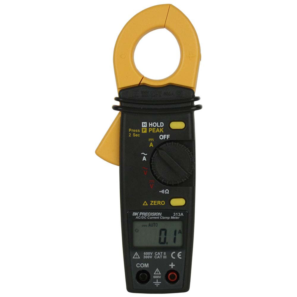 BK Precision Mini AC/DC Milli Amp Clamp Meter, 600A – Model 313A Hot on Sale