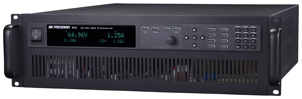 BK Precision High Power 3000W, 120V, 480A DC Electronic Load – Model 8620 Supply