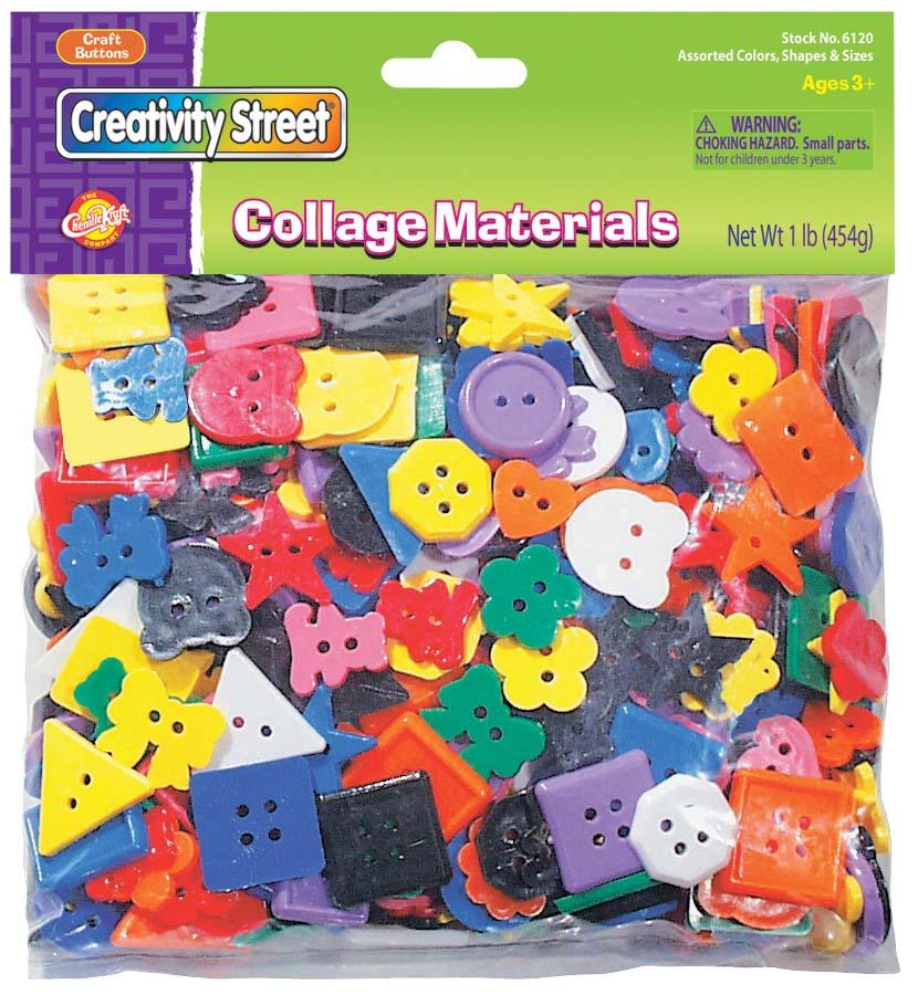 Buttons Assorted Shapes & Colors 1 lb Bag on Sale
