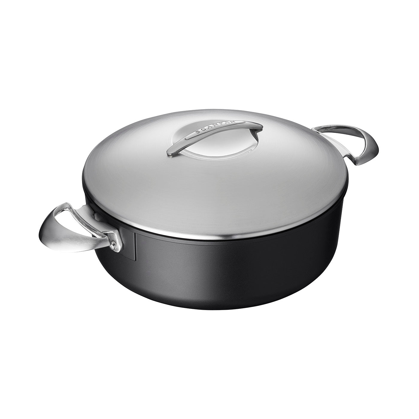 Scanpan Professional 4.5 Quart Low Sauce Pot, 10.25 Inch Online now