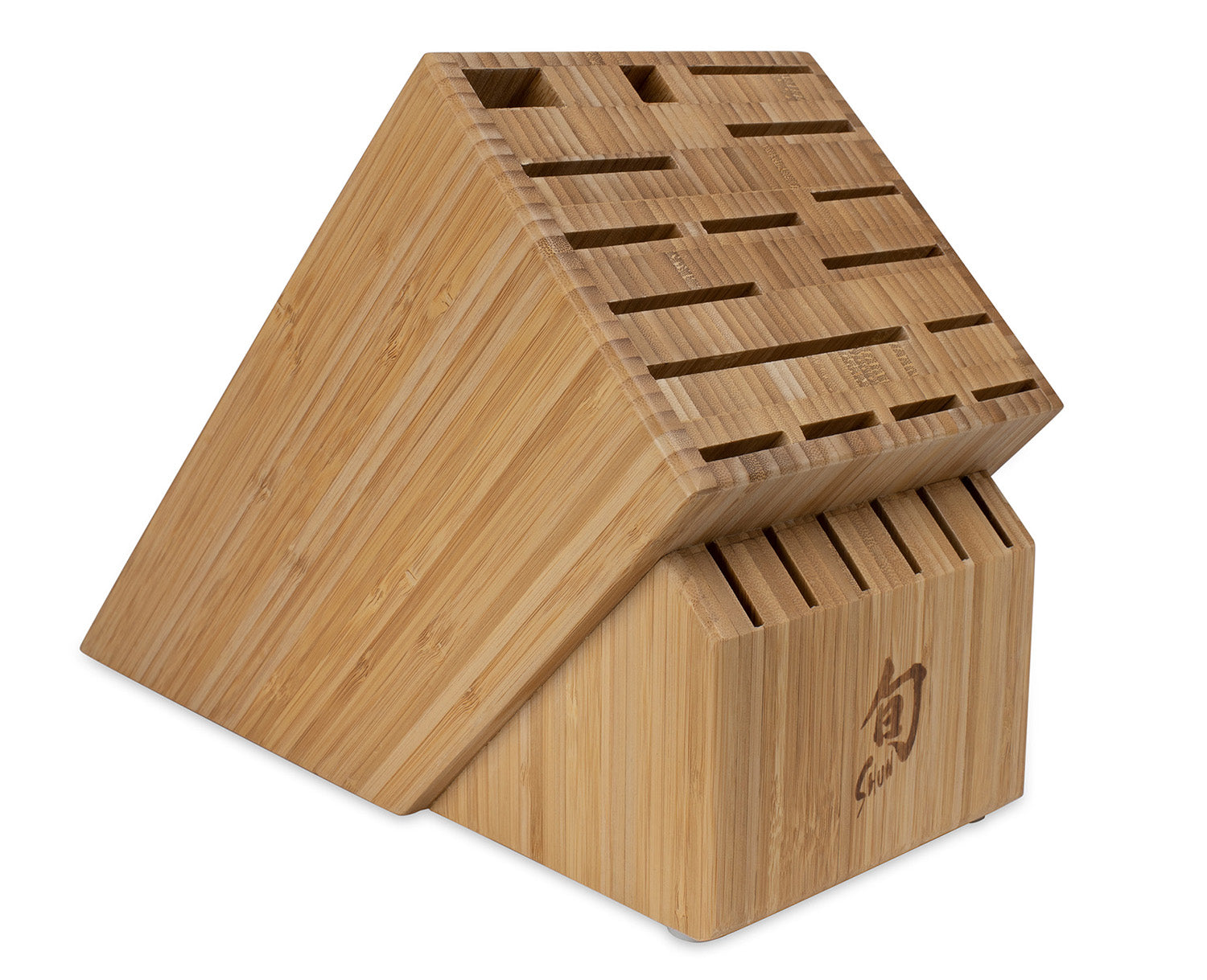 Shun 22 Slot Bamboo Knife Block on Sale
