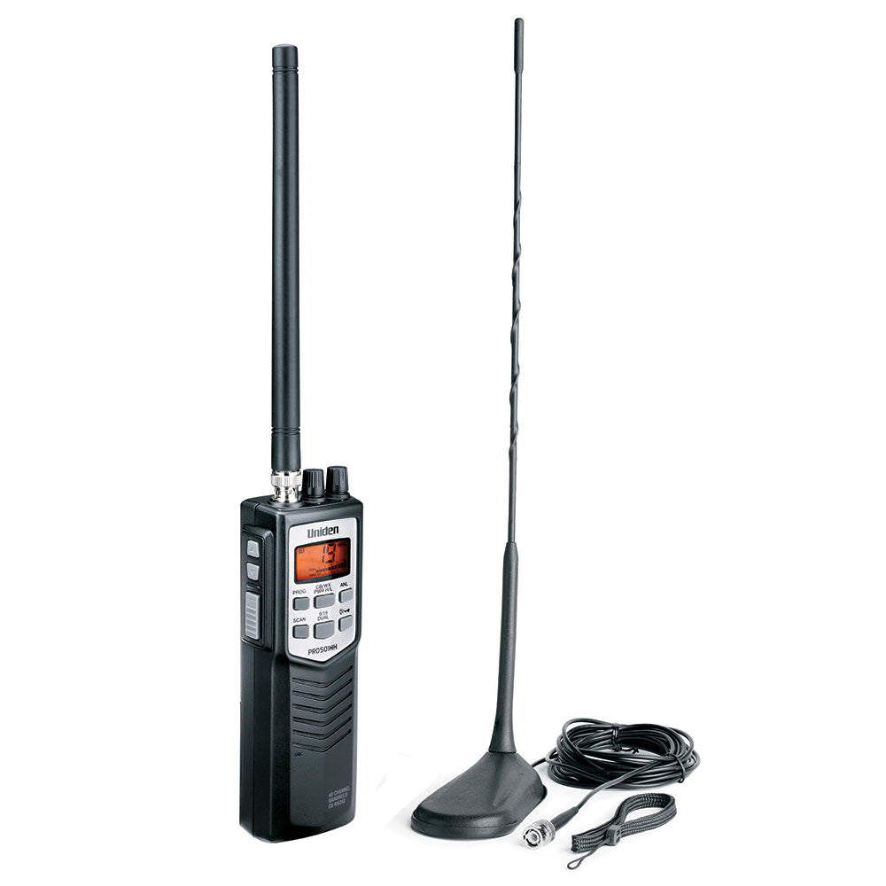 Uniden PRO501TK Handheld CB Radio w/High Gain Magnetic Mount Antenna [PRO501TK] Online Sale