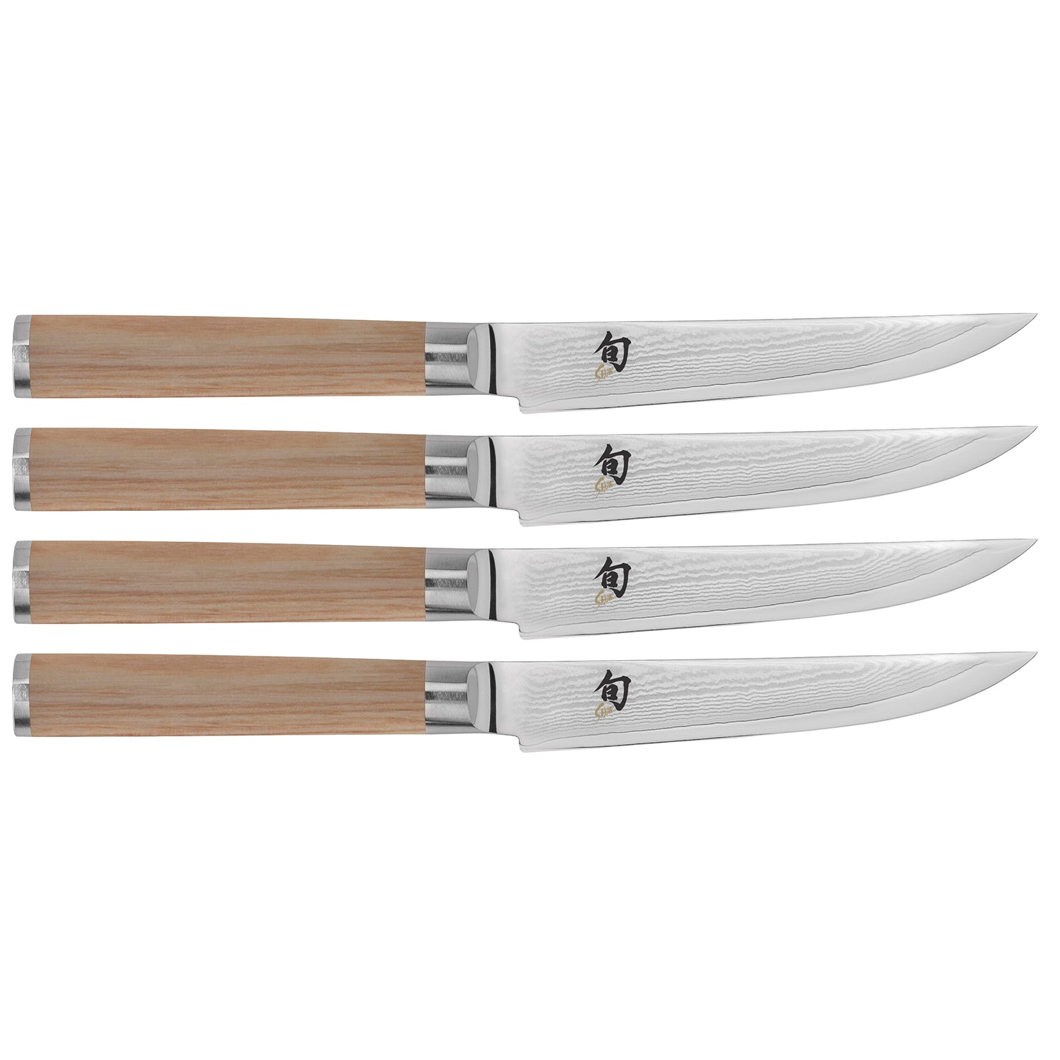 Shun Classic Blonde 4 Piece Steak Knife Set Supply