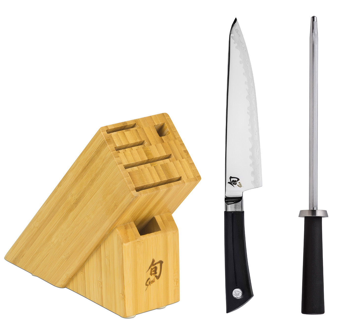 Shun Sora 3 Piece Build-A-Block Set, 8-Inch Chef’s Knife, Combo Honing Steel Online Hot Sale