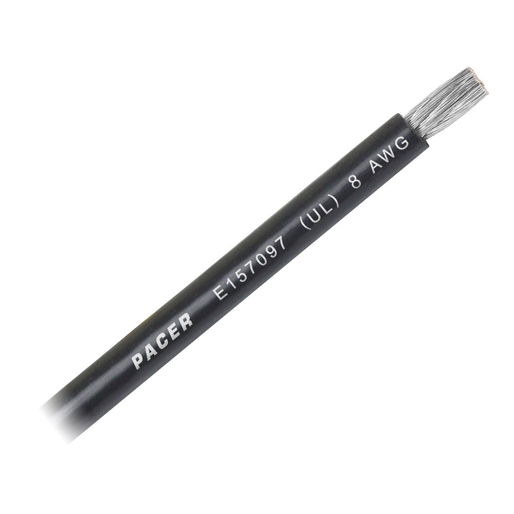 Pacer Black 8 AWG Battery Cable – Sold By The Foot [WUL8BK-FT] Online now