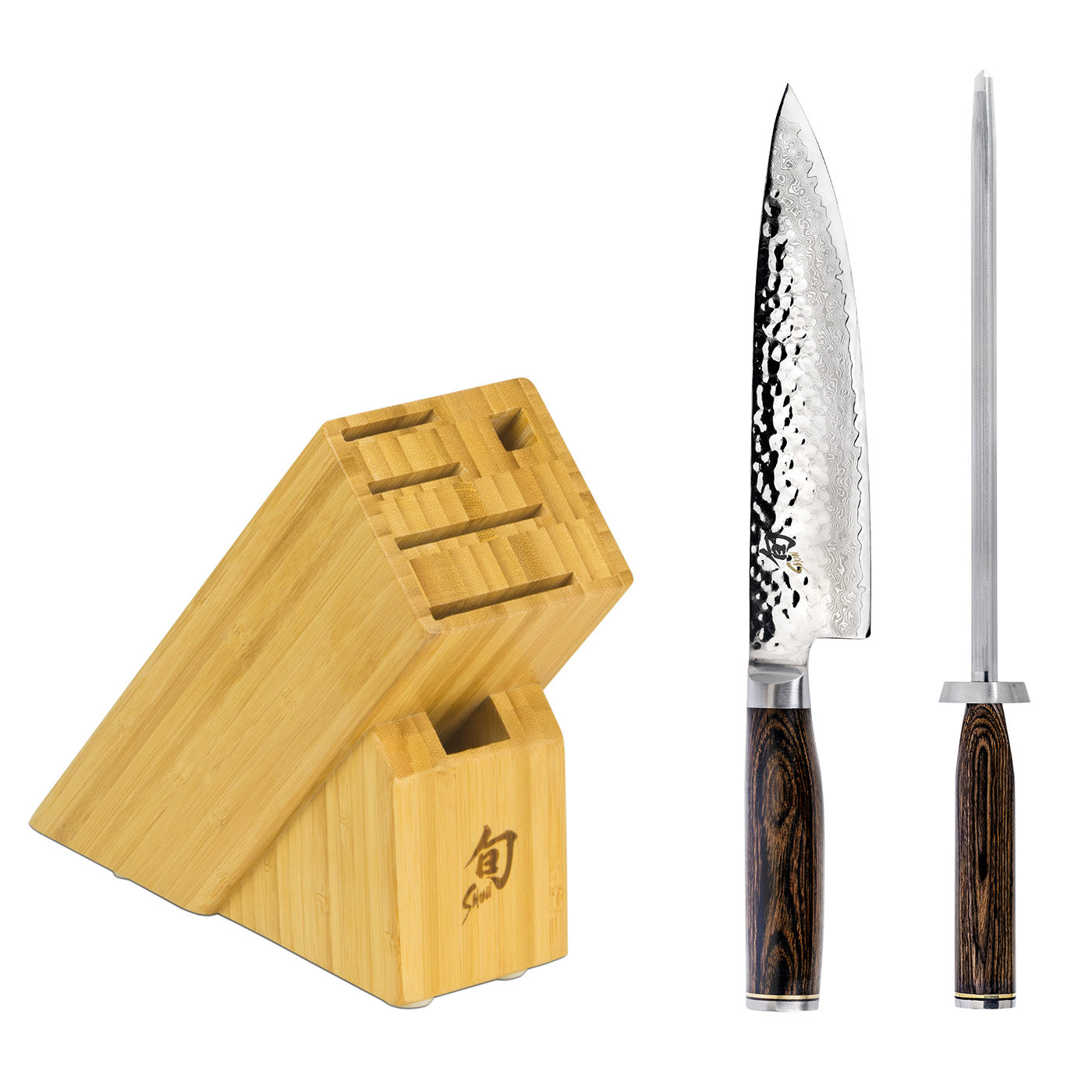 Shun Premier TDMS2200K 2-Piece Build A Block Set With Bonus Honing Steel on Sale