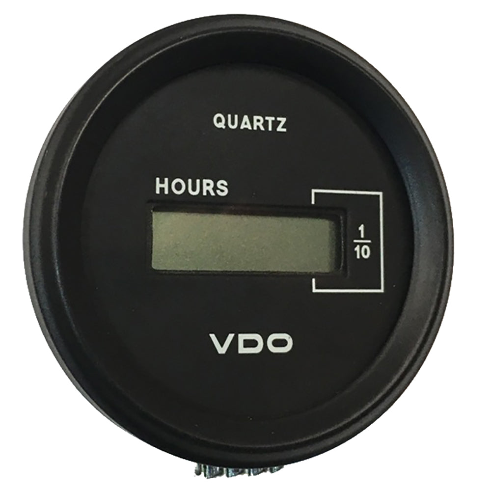VDO Cockpit Marine 52mm (2-1/16″) LCD Hourmeter – Black Dial/Chrome Bezel [331-546] Online Sale
