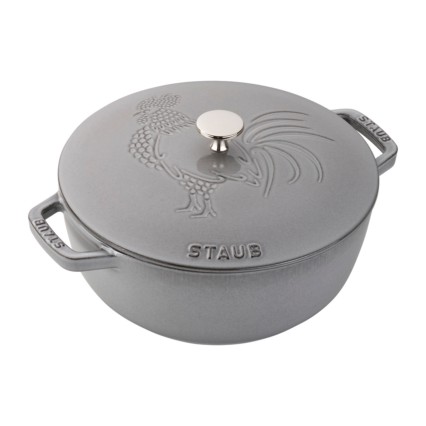 Staub Cast Iron 3.75-qt Essential French Oven Roaster Online Sale