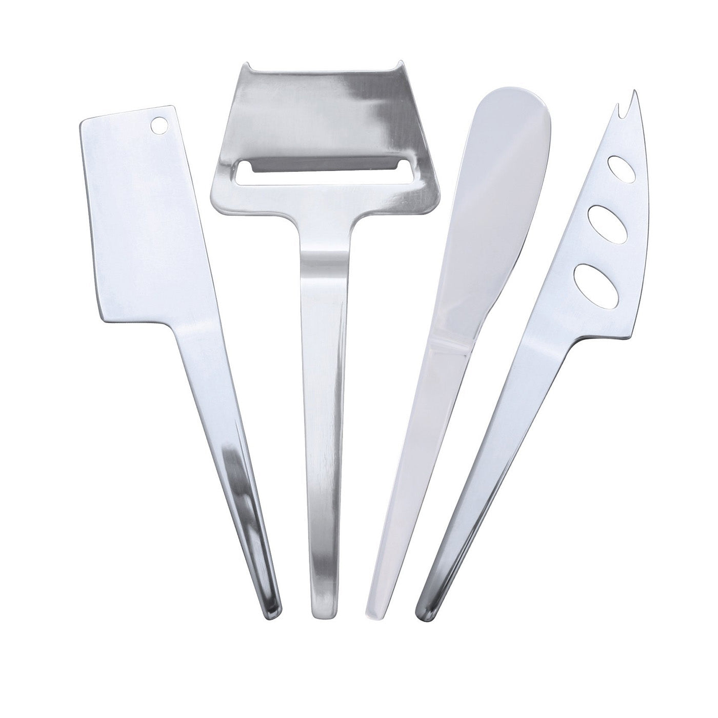 Swissmar 4 Piece Slim-Line Cheese Knife Set Online now