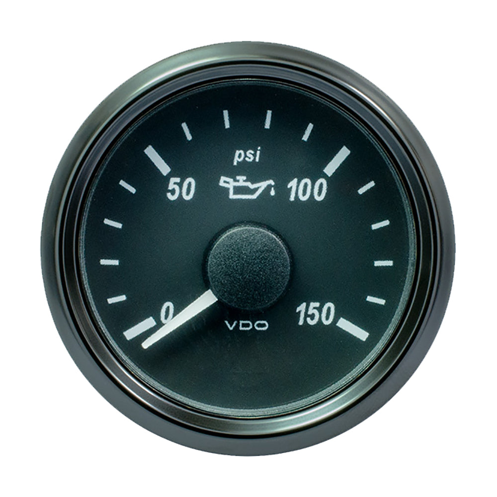 VDO SingleViu 52mm (2-1/16″) Oil Pressure Gauge – 150 PSI – 0-180 Ohm [A2C3833300030] Online now