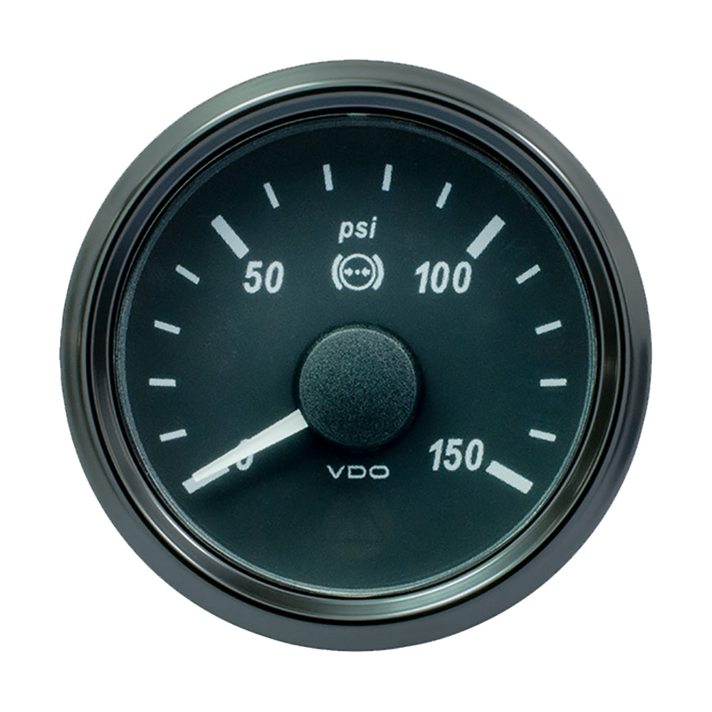 VDO SingleViu 52mm (2-1/16″) Brake Pressure Gauge – 150 PSI – 0-180 Ohm [A2C3833480030] on Sale