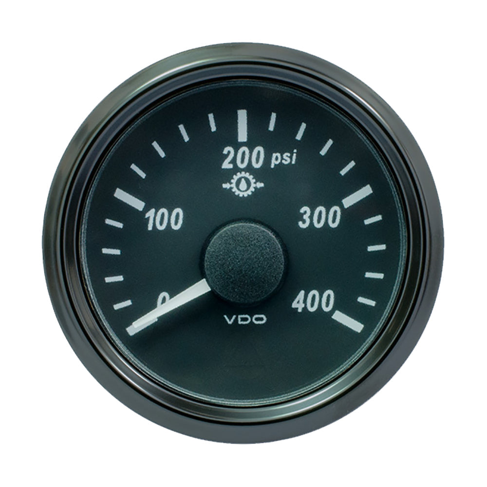 VDO SingleViu 52mm (2-1/16″) Oil Pressure Gauge – 400 PSI – 0-180 Ohm [A2C3833500030] on Sale