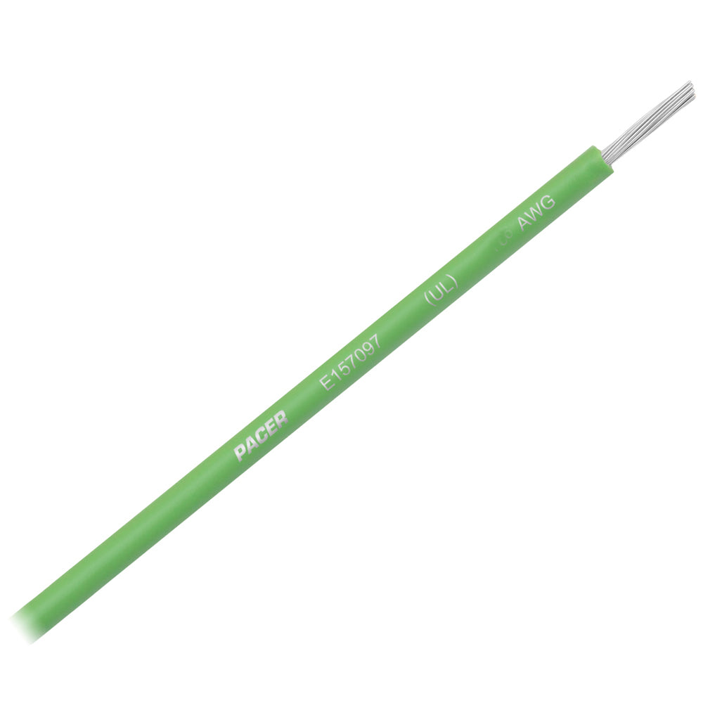 Pacer Light Green 14 AWG Primary Wire – 25 [WUL14LG-25] Supply