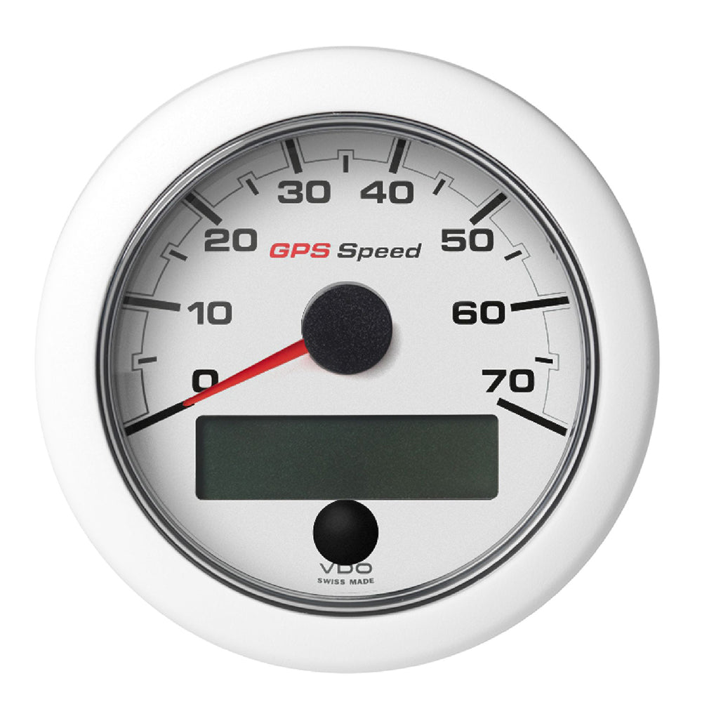 Veratron 3-3/8″ (85mm) OceanLink GPS Speedometer (0-70 KN/MPH/KMH) – White Dial  Bezel [A2C1352090001] Sale