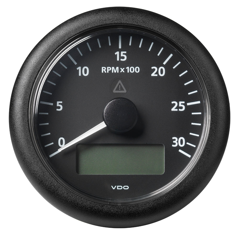 Veratron 3-3/8″ (85MM) ViewLine Tachometer w/Multi-Function Display – 0 to 3000 RPM – Black Dial  Bezel [A2C59512390] Fashion