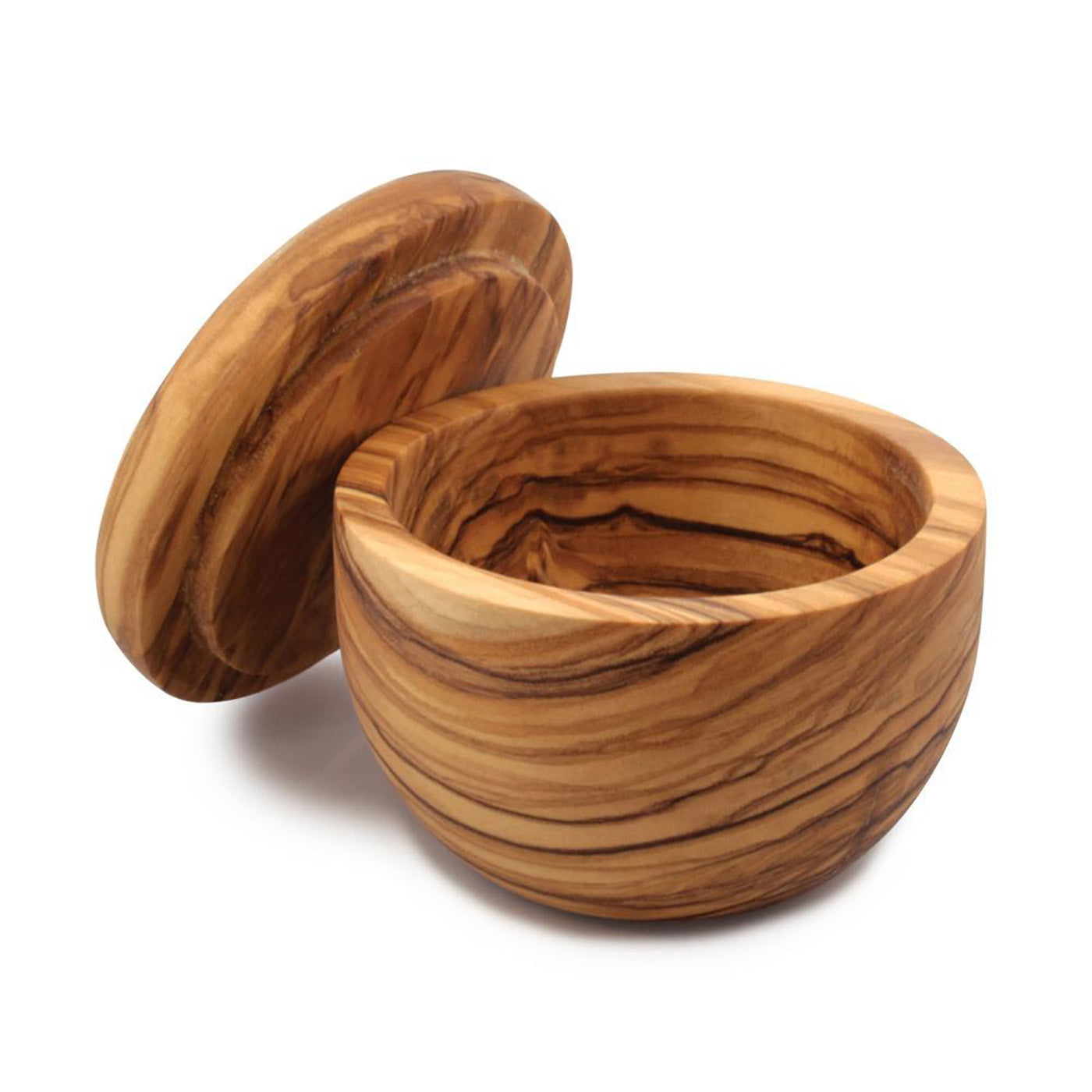 Swissmar Napoli Olive Wood Salt Keeper With Removable Lid Hot on Sale
