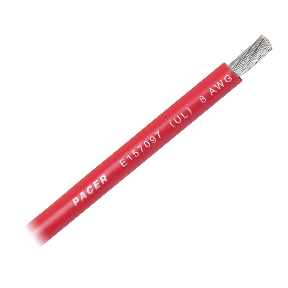 Pacer Red 8 AWG Battery Cable – Sold By The Foot [WUL8RD-FT] Fashion