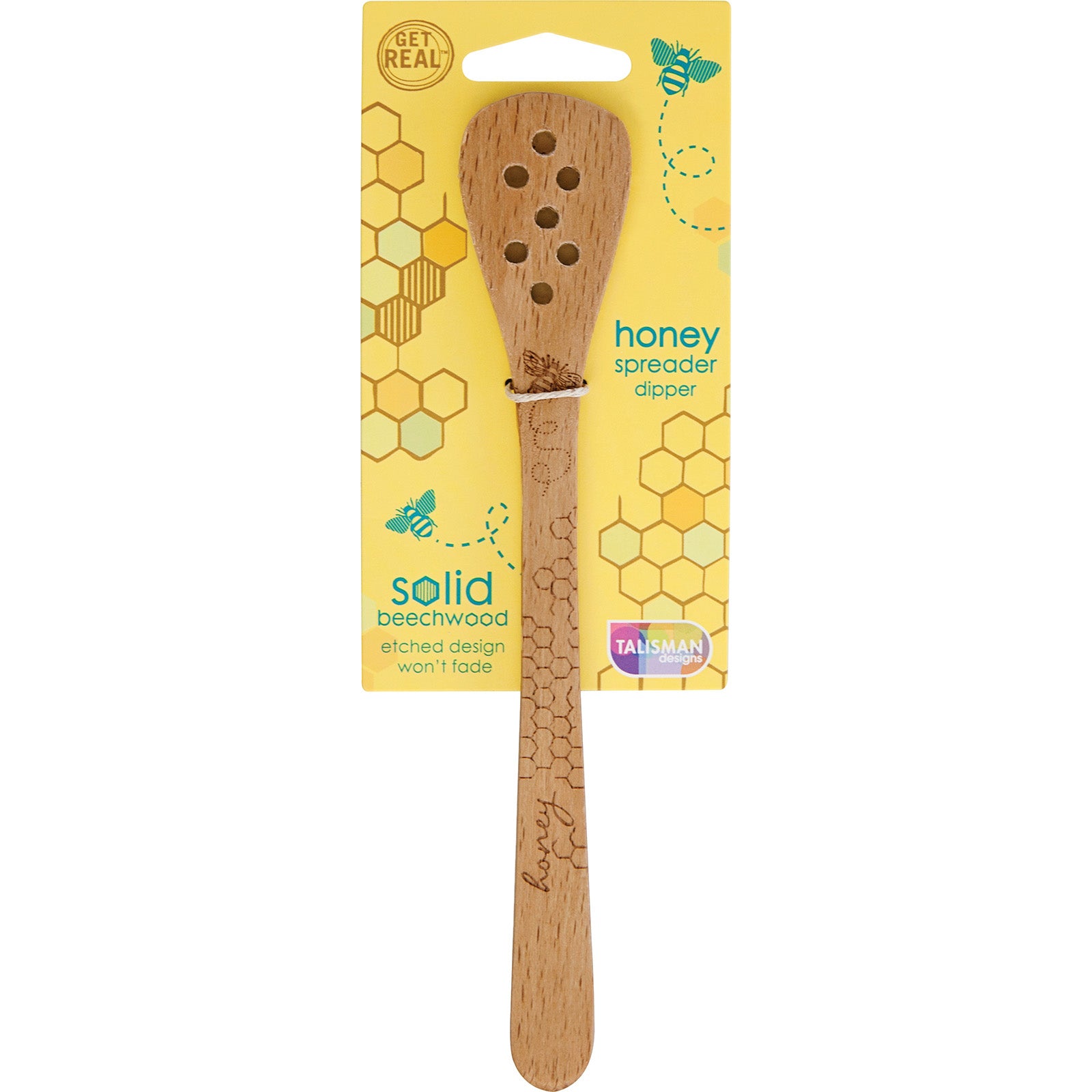Talisman Designs Beechwood Honey Spreader & Dipper, Honey Bee Collection Online Hot Sale