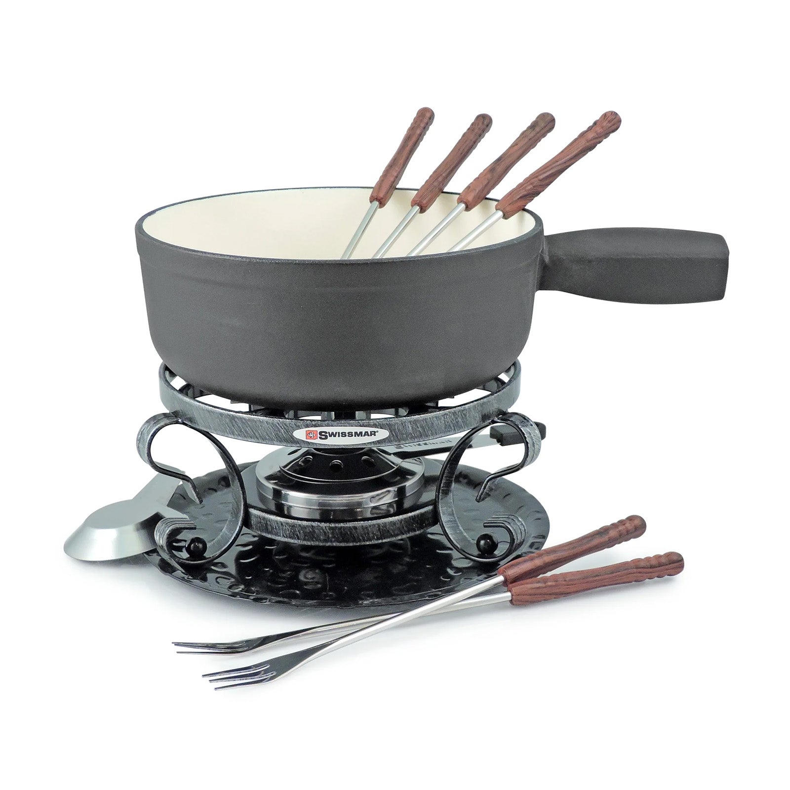 Swissmar Lugano 9 Piece Cast Iron Fondue Set Online