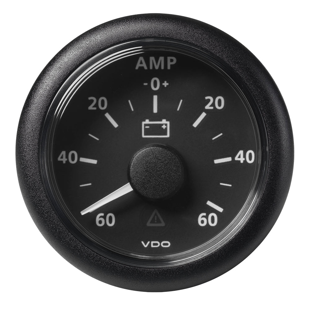 Veratron 52MM (2-1/16″) ViewLine Battery Status Gauge -60/+60AMP – Black Dial  Bezel [A2C59512328] Supply
