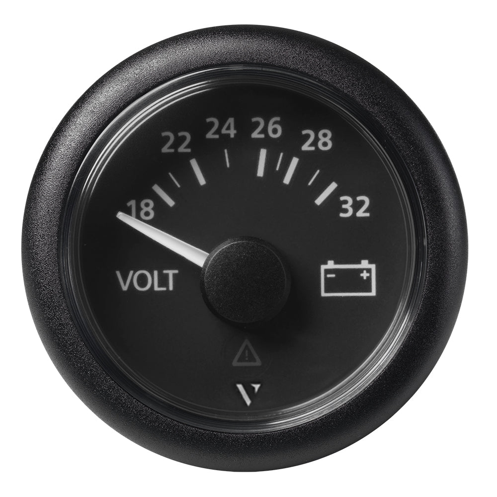 Veratron 52mm (2-1/16″) Viewline Voltmeter 18-32V – Black Dial  Bezel [A2C59512458] Online Hot Sale