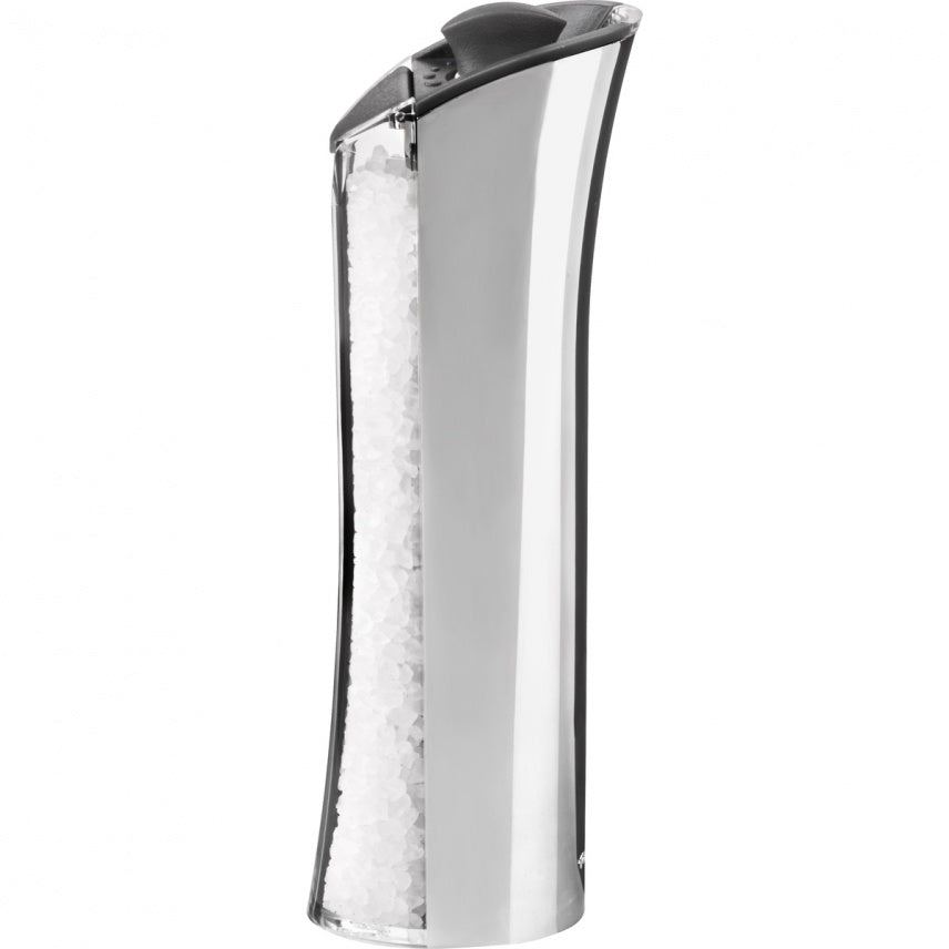 Trudeau 8 Inch Graviti Plus Salt Mill, Chrome Fashion