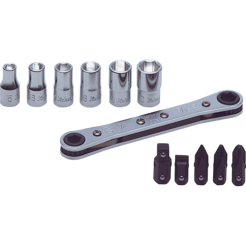 Ko-Ken R810C Socket Set 5-10 mm 6 Point 12 Pieces Online now