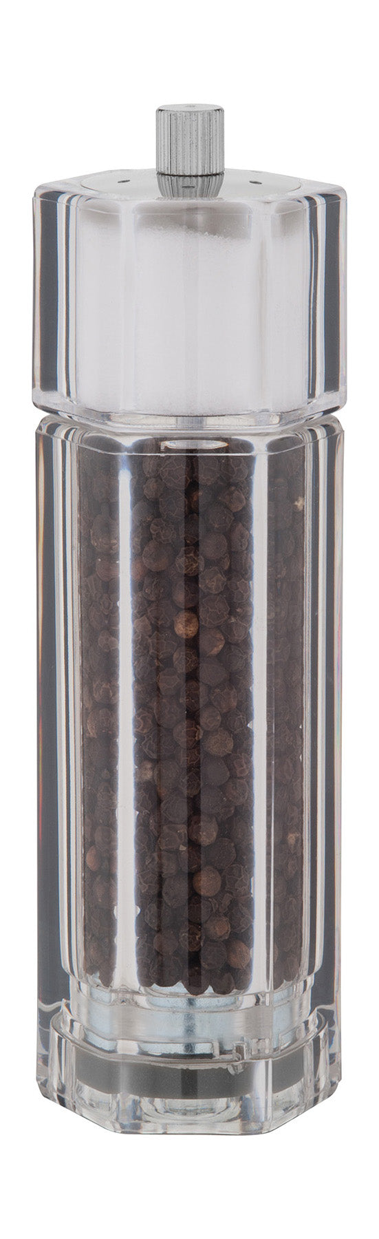 Trudeau Octo 6.5-Inch Combination Pepper Mill and Salt Shaker, Acrylic Sale
